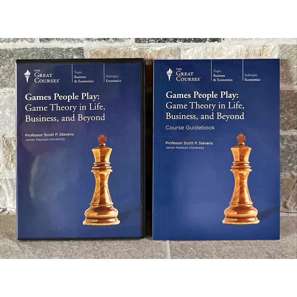 The Great Courses: Games People Play - Game Theory DVD & Book Set